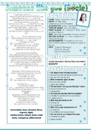 Someone Like You By Adele Esl Worksheet By Swanhime