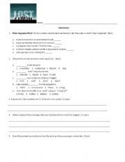 English worksheet: Lost worksheet