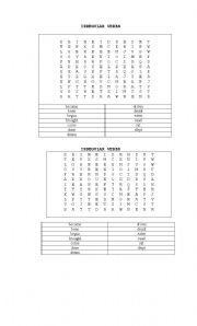 English Worksheet: puzzle verbs