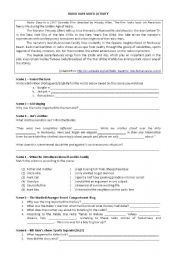 English Worksheet: Radio Days Activity