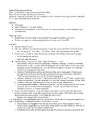 English Worksheet: American Idioms- for ESL Teachers