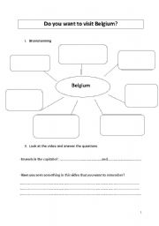 English worksheet: Belgium  ( Linked with the powerpoint about Belgium)