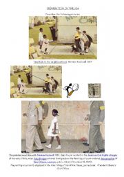 segregation in the usa (norman rockwell)