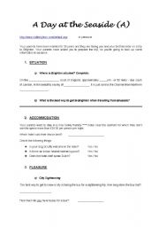 English worksheet: Internet lesson - Brighton