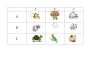 English worksheet: Pets Table Game