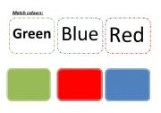 English worksheet:  colours