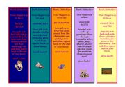 Book Detective Bookmarks for P2 and P3
