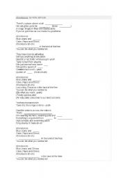 English Worksheet: Song Americanos by Holly Johnson