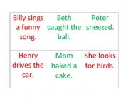 English Worksheet: past tense in the verb