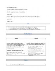 English worksheet: Layers of the earth 