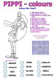 English Worksheet: PIPPI 