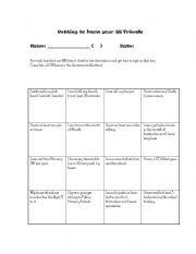 English worksheet: Lets play Bingo 