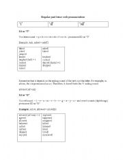 English Worksheet: Irregular verbs proniciation