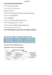 English Worksheet: exercises