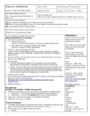 English Worksheet: Eatinf for health