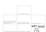 English Worksheet: Happy Easter minibook