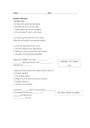 English worksheet: beach boys song worksheet