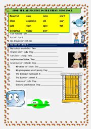 English Worksheet: adjective