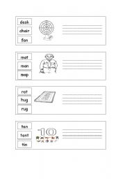 English worksheet: monthly test