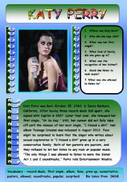 KATY PERRY BIOGRAPHY