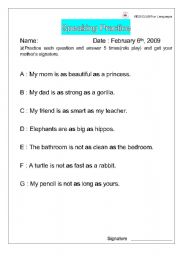 English Worksheet: prepositions