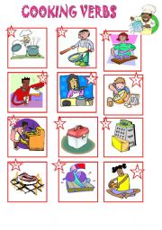 VOCABULARY: COOKING VERBS