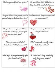 Valentines speaking cards
