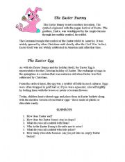 English worksheet: easter