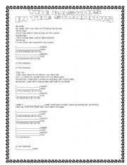English Worksheet: Present perfect continuous-The rasmus-in the shadows