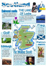 Scotland-info poster for young learners (part 2)