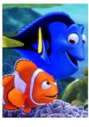 English Worksheet: Finding Nemo - lovely puzzle with wild animals!!! (READ THE INSTRUCTIONS)