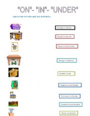 English Worksheet: PREPOSITIONS