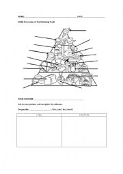 WORKSHEETS ABOUT FOOD