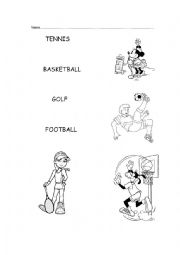 English Worksheet: Sports