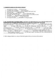 English Worksheet: Test intermediate