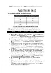 Grammar Test: Subject and Object Pronouns, Third Conditional, 