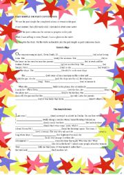 English Worksheet: Past simple vs past continuous