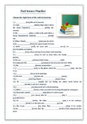 English Worksheet: Past Simple Tense