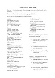 In Your Hands by Charlie Winston, a song on immigration - ESL worksheet ...