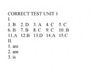 English Worksheet: unit 1