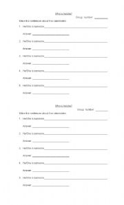 English Worksheet: Grammar game: Who is he/she? Defining Relative Clause