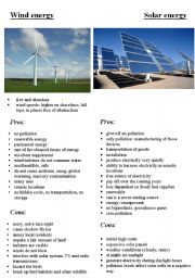 solar energy and wind energy