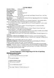 English Worksheet: An effective lesson plan for Teachers of English....