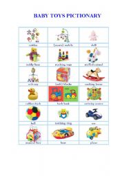 The toys worksheets