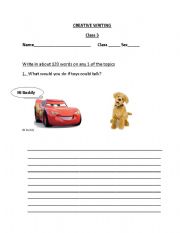 english worksheets creative writing for grade 3