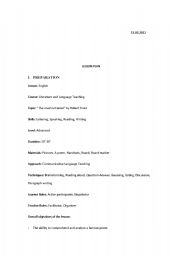 English Worksheet: literature and language teaching