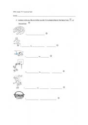 English worksheet: 5th grade diagnostic test