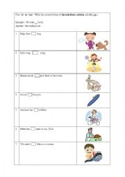 English worksheet: Articles - A - An