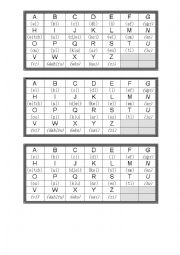 English Worksheet: Alphabet Pronunciation & Bing