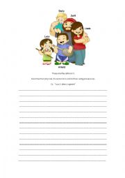 English Worksheet: Possessives